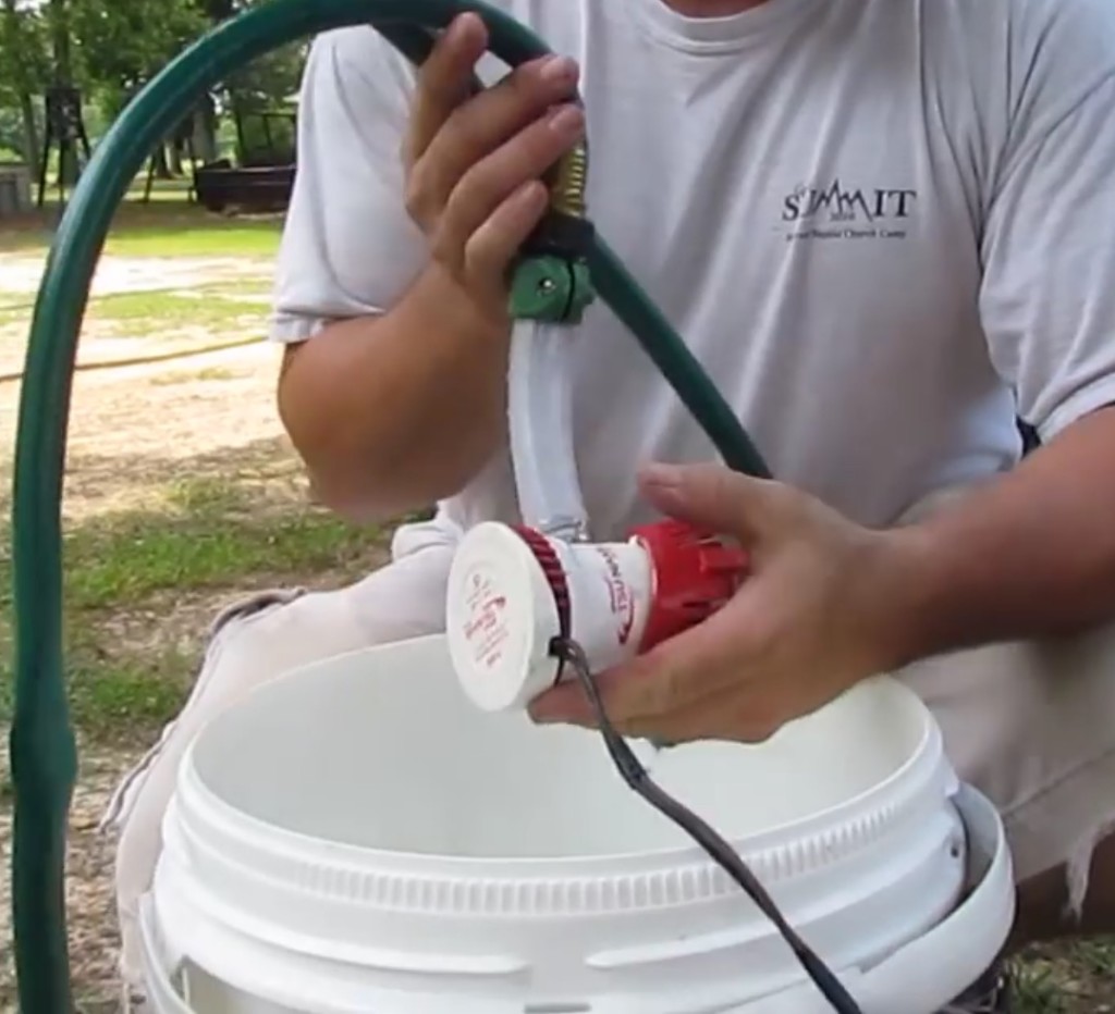diy car camping shower